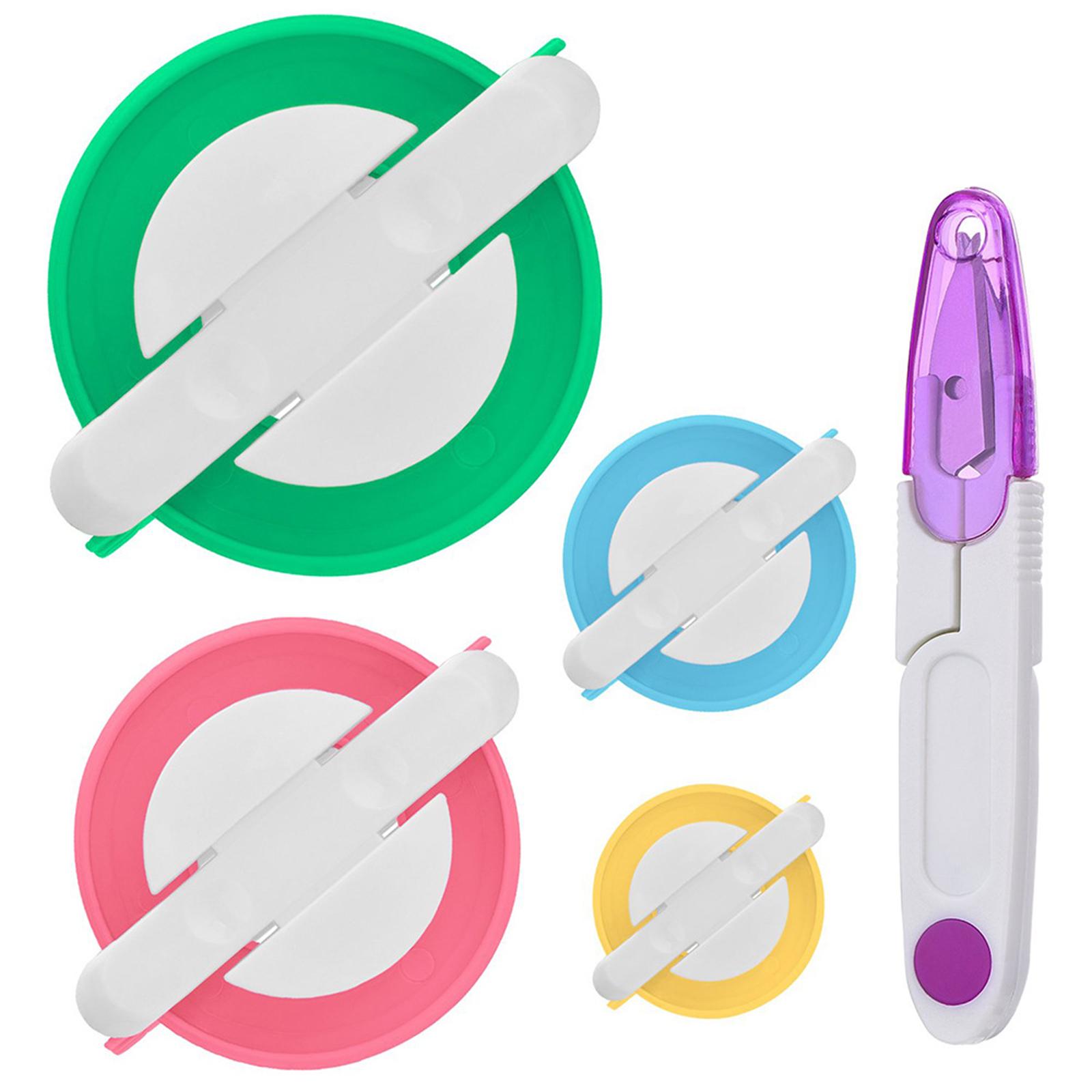 Pom Pom Maker Tool - Pomponmaker, pluizenbalwever, naaldwerk, wolgaren, breiproject, pomponmaker