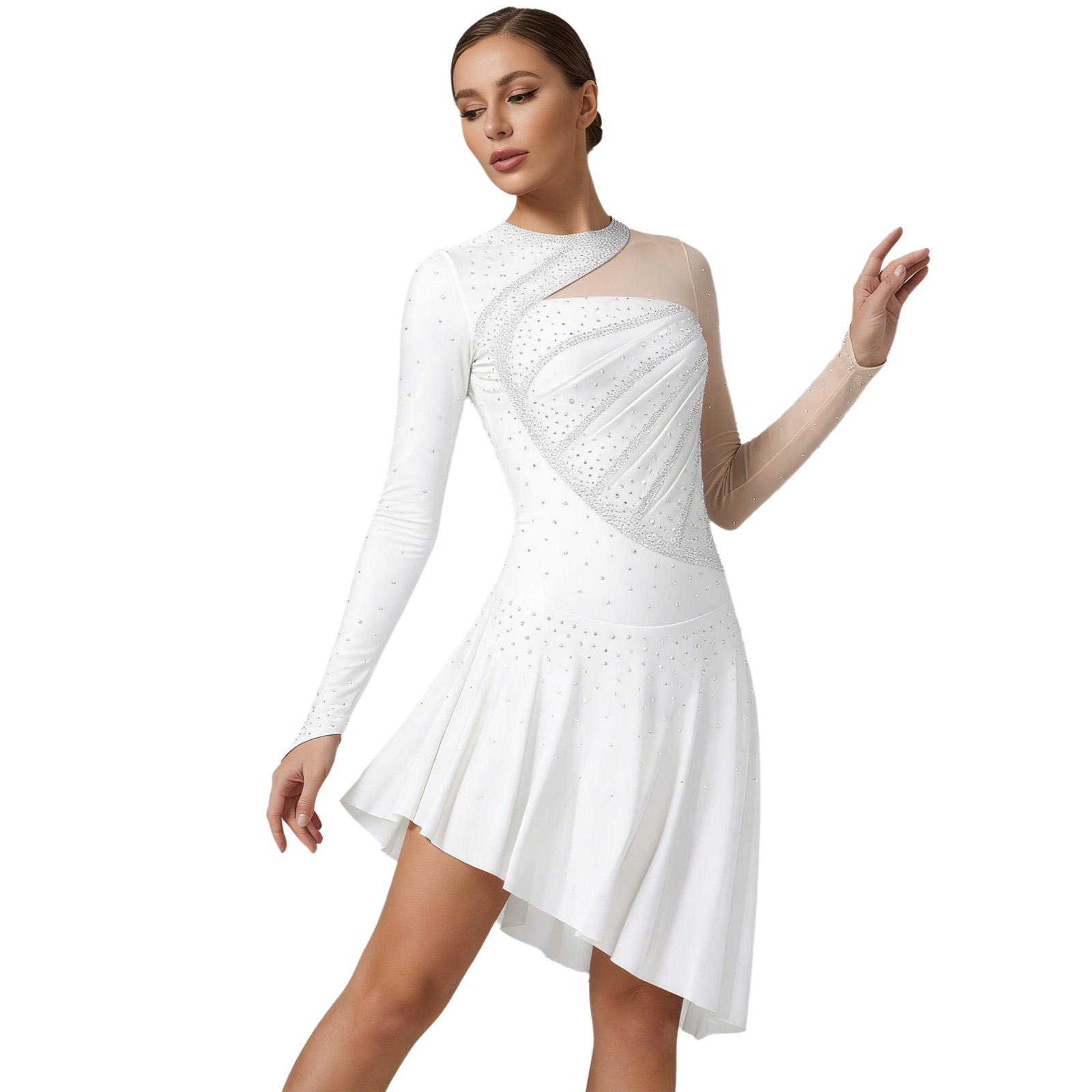 Rhinestone Banding Trim - Vrouwen Ballet Lyrische Dans Kunstschaatsen Ritmische