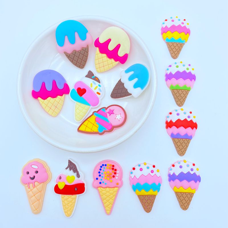 Embellishment Glue Craft - 10/20Pcs Leuke Ijs Serie Pvc Flexibele