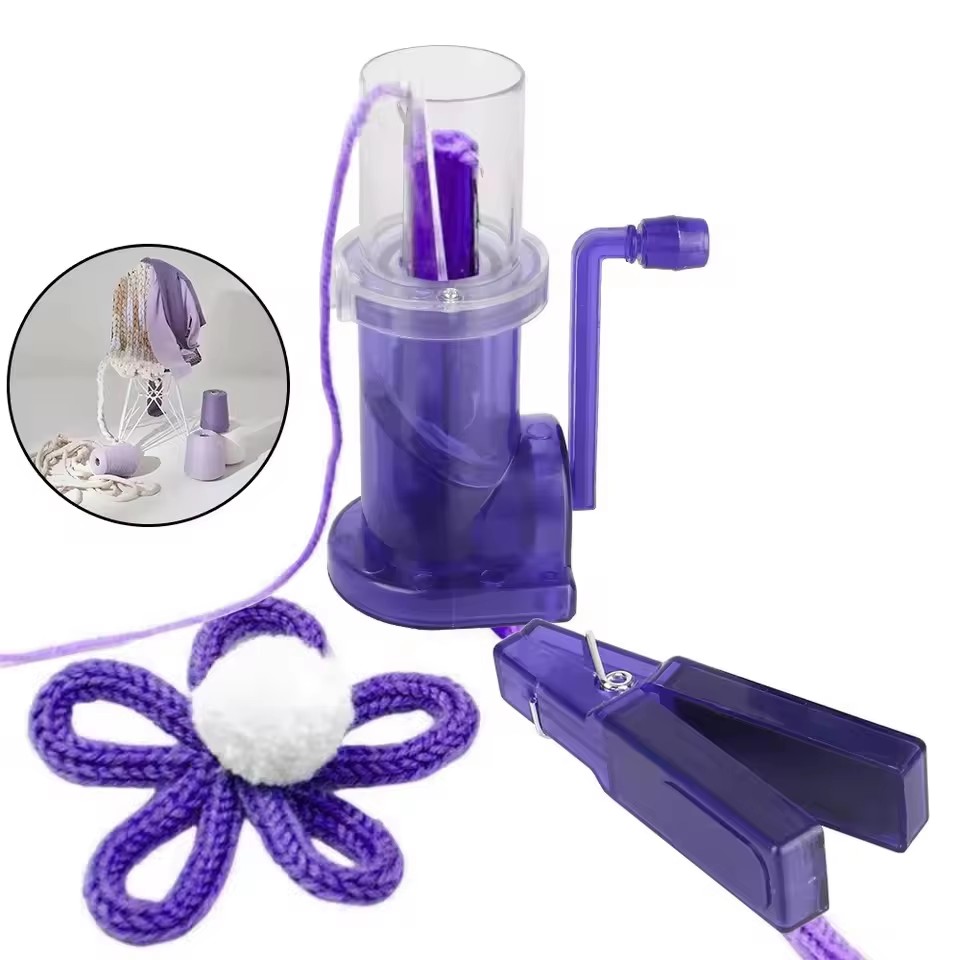 Craft Embellishments - Draagbare creatieve breimachine, handgebreide armbandweefseltool, versieringsgereedschap