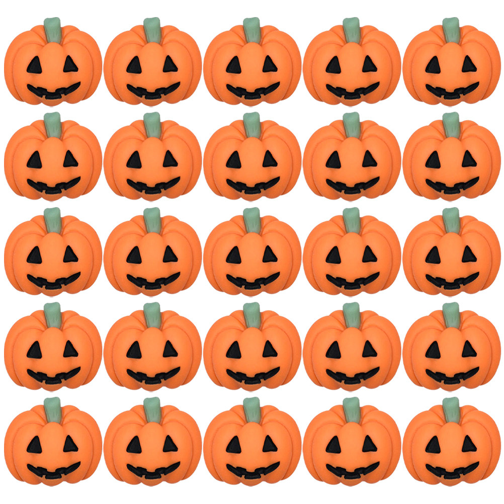 Craft Embellishments - 50 stuks mini hars pompoen charms,