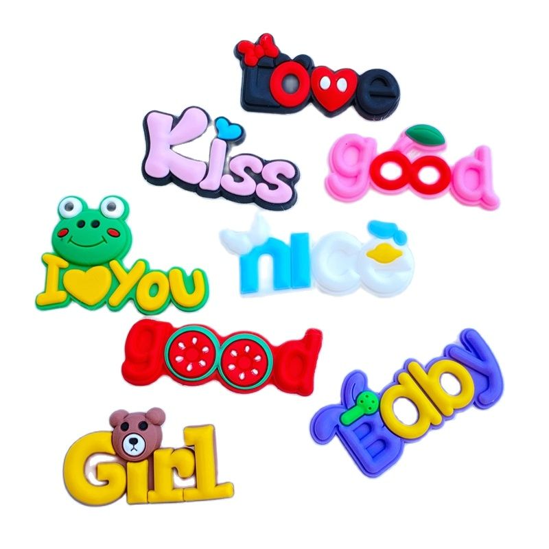 Embellishment Glue Craft - 20Pcs Nieuwe Mini Mooie Letters Pvc