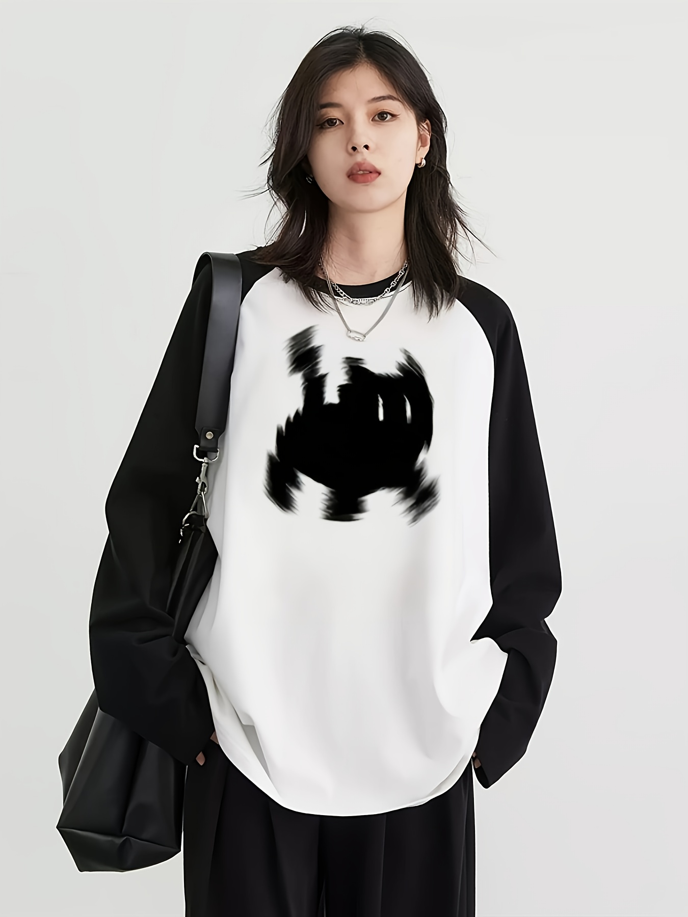 Embellish Knit - Y2K Dames Raglan T-shirt met lange