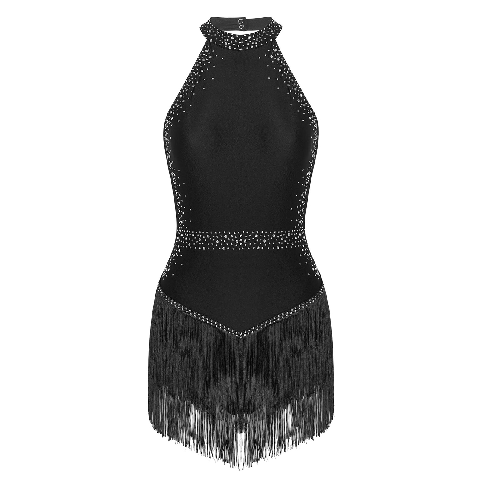 Dames glanzende strass gymnast - Rhinestone Banding Trim recensie en prijs