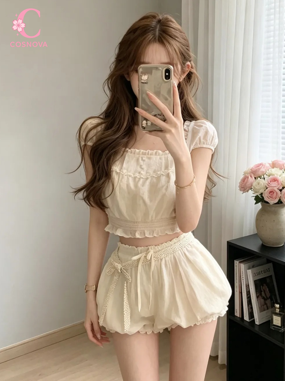 Zomerse Coquette Sweet 2-delig - Elastic Lace Trim recensie en prijs