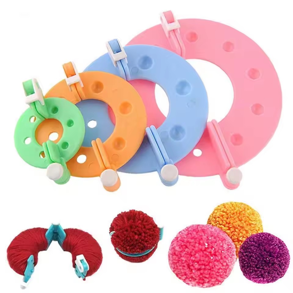 8 STUKS 4 Maten Pluizenbal Wev - Pom Pom Maker Tool recensie en prijs