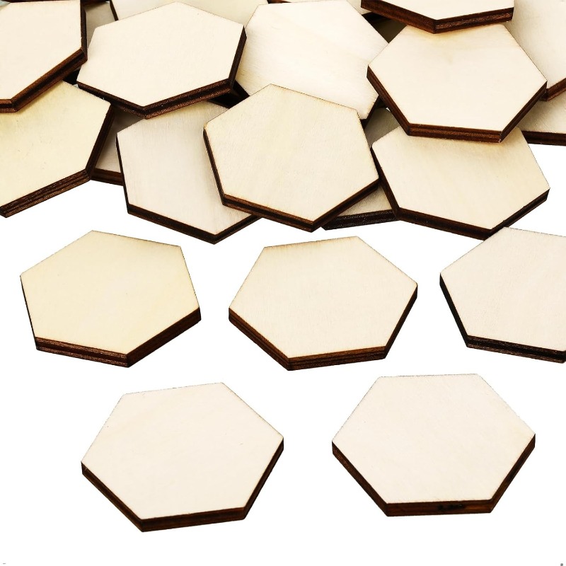 50 STKS 4 CM Onvoltooide Houte - Craft Embellishments recensie en prijs