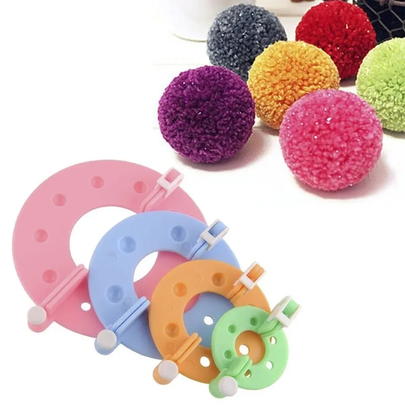 8PCS 4 Maten Pluis Bal Wever P - Pom Pom Maker Tool recensie en prijs