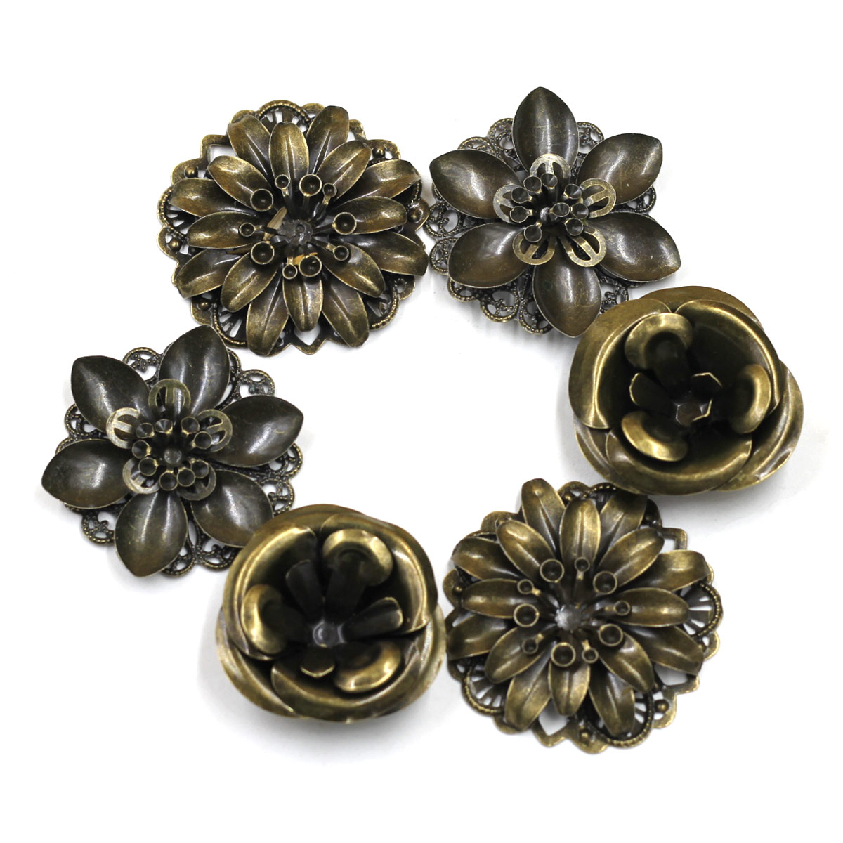 6 stuks versieringen combinati - Craft Embellishments recensie en prijs