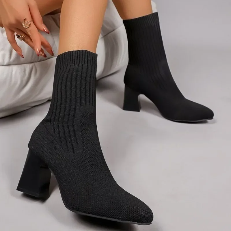 Mode dames gebreide sok-enkell - Embellish Knit recensie en prijs