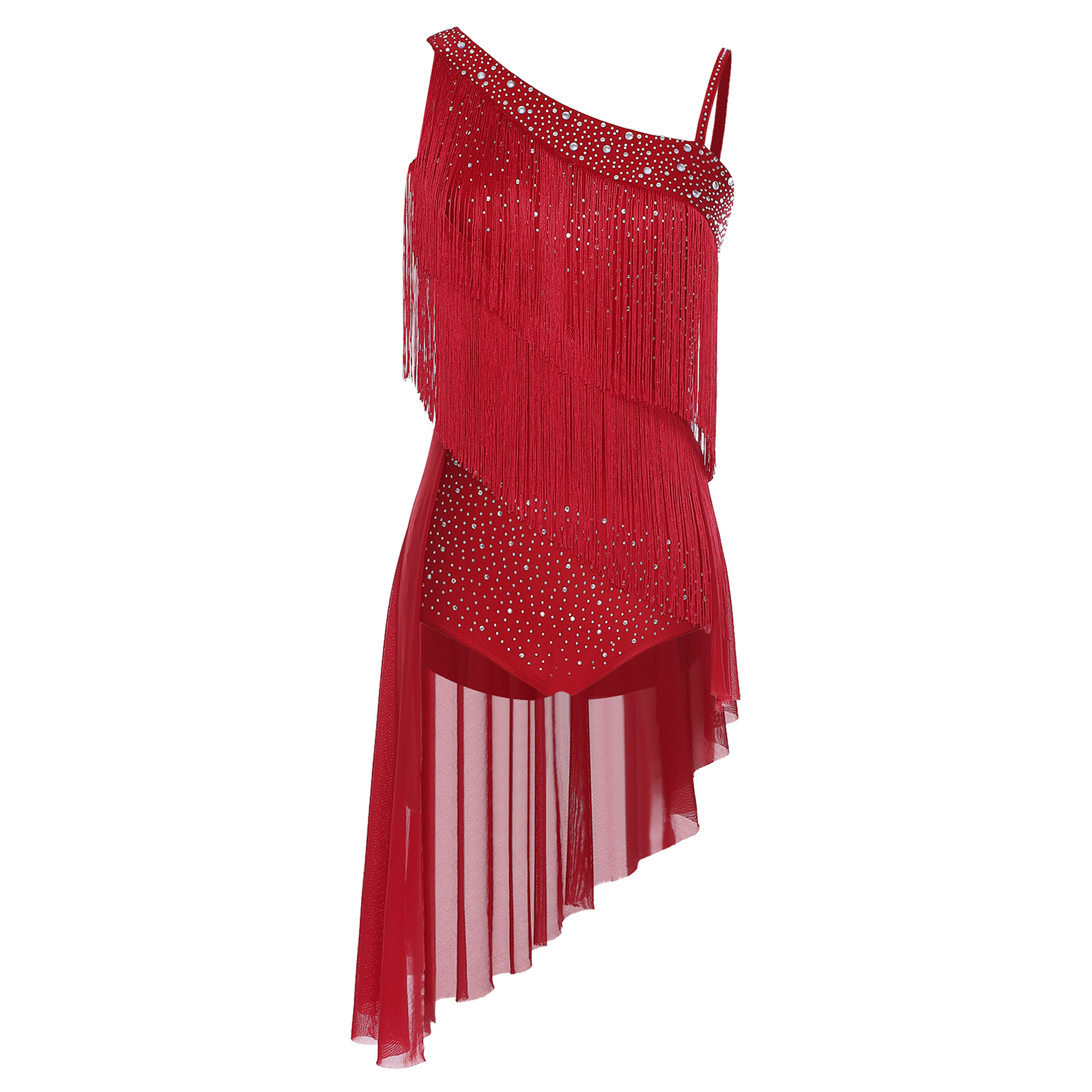 Vrouwen Kwastje Latin Dans Tur - Rhinestone Banding Trim recensie en prijs